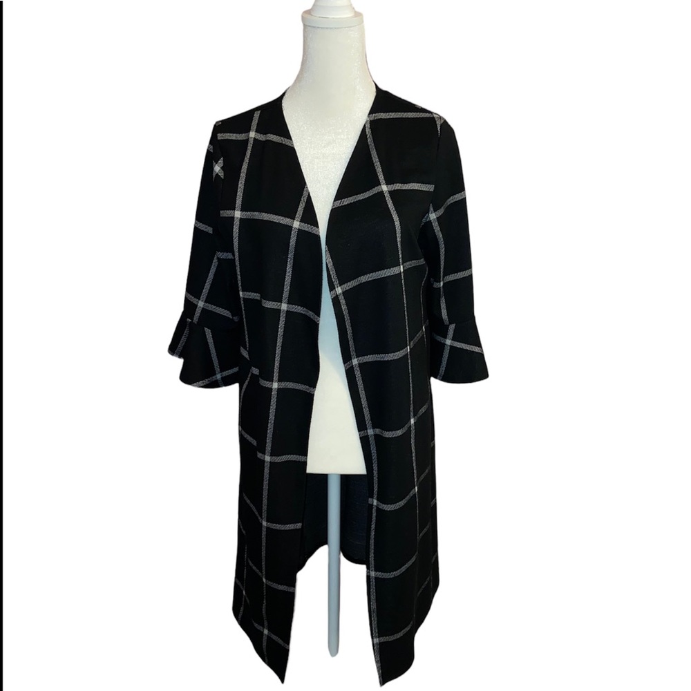 Olivia Blu black and white cardigan